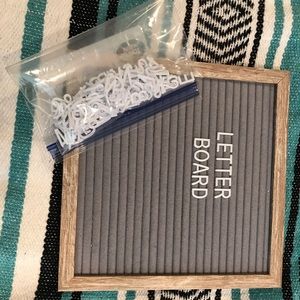 Gray Felt Letter Board
